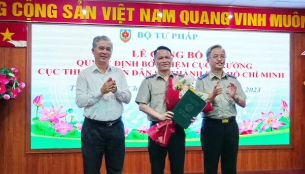 Ông Nguyễn Văn Hòa làm Cục trưởng Cục Thi hành án dân sự TPHCM