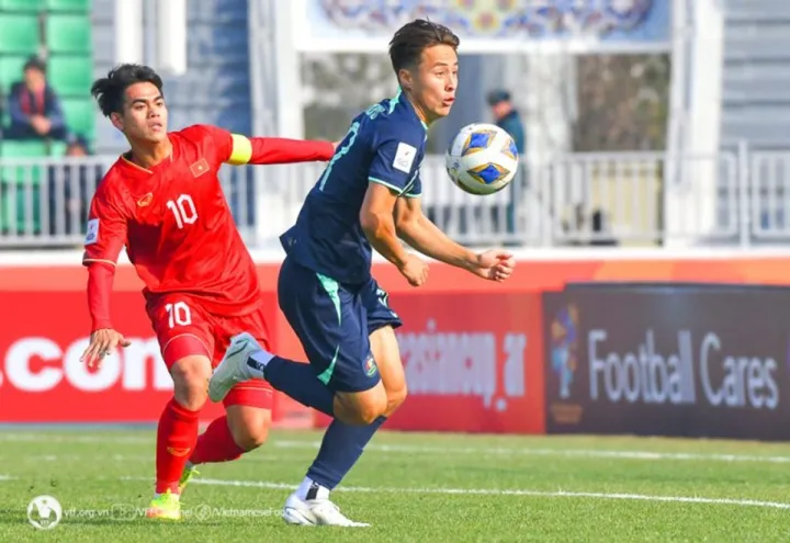 Văn Khang xuất sắc nhất trận U20 Việt Nam thắng U20 Australia 1
