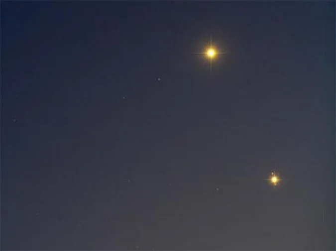 Ngắm hiện tượng thú vị: Sao Mộc và sao Kim “gặp gỡ” nhau trên bầu trời 1