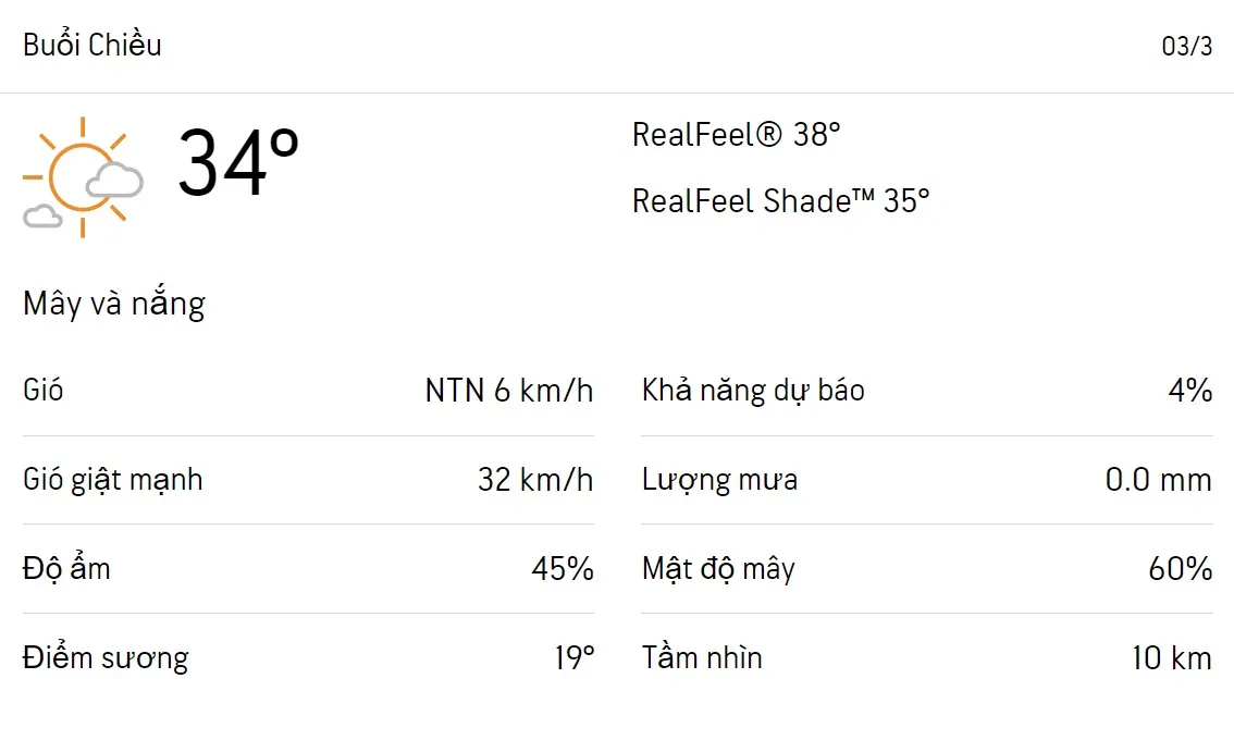 Dự báo thời tiết TPHCM hôm nay 2/3 và ngày mai 3/3/2023: Trời nhiều nắng 5