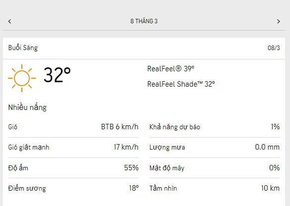 Dự báo thời tiết TPHCM hôm nay 7/3 và ngày mai 8/3/2023: cả ngày ít mây, nhiệt độ cao nhất 34 độ C 1