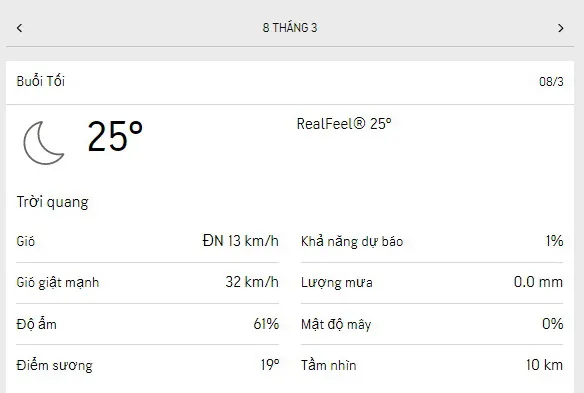 Dự báo thời tiết TPHCM hôm nay 7/3 và ngày mai 8/3/2023: cả ngày ít mây, nhiệt độ cao nhất 34 độ C 6