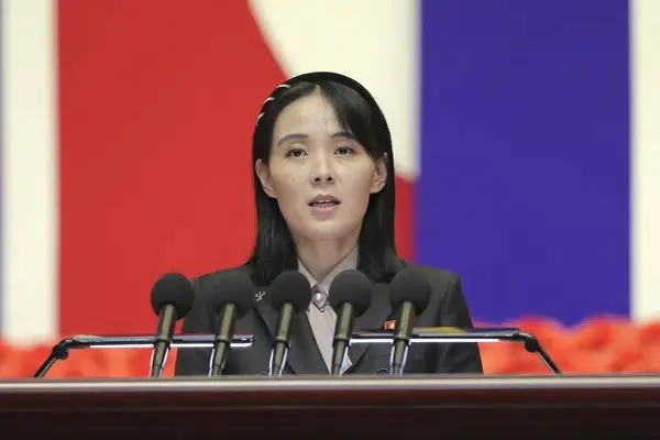 Bà Kim Yo Jong, em gái nhà lãnh đạo Triều Tiên Kim Jong Un. Ảnh: Korean Central News Agency.