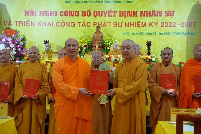 Đại đức Thích Trúc Thái Minh quay lại giữ chức phó Ban thông tin truyền thông Giáo hội Phật giáo VN 1