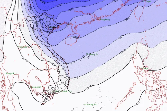 Dự báo thời tiết 10 ngày tới (đêm 12 đến ngày 21/3/2023): Bắc Trung bộ chuyển rét - Nam bộ nắng nóng 1