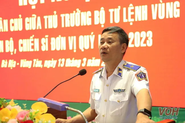 Bộ Tư lệnh Vùng Cảnh sát biển 3 tổ chức đối thoại dân chủ Quý I/2023 1