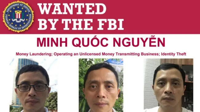 FBI truy nã tiến sĩ Nguyễn Minh Quốc với cáo buộc rửa 3 tỷ USD bitcoin 1