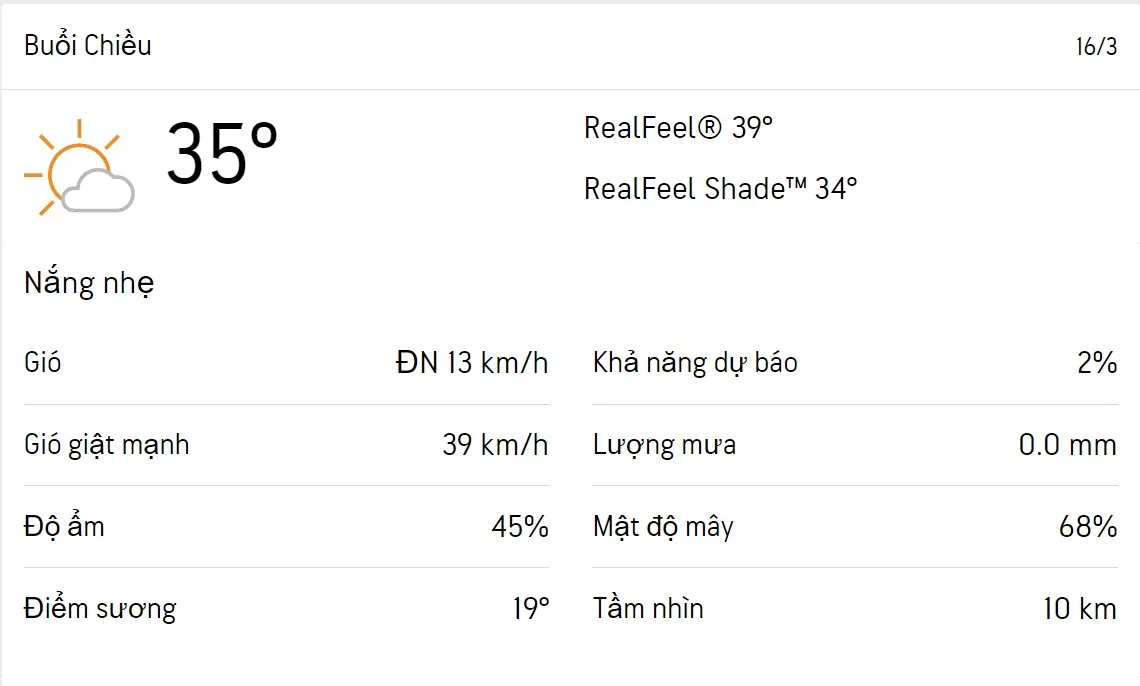 Dự báo thời tiết TPHCM hôm nay 16/3 và ngày mai 17/3/2023: Trời nắng, buổi trưa chỉ số UV rất cao 2