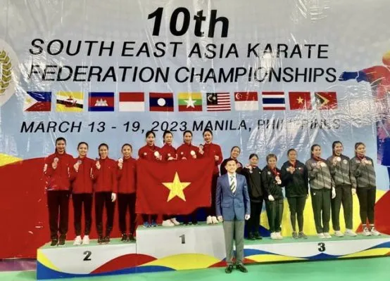 Đội tuyển Karate Việt Nam vô địch Đông Nam Á 1