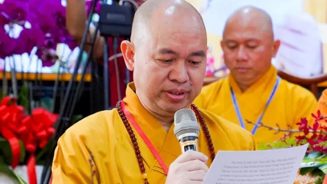 Thượng tọa Thích Đức Thiện nhận chức trưởng Ban Phật giáo quốc tế trung ương 1