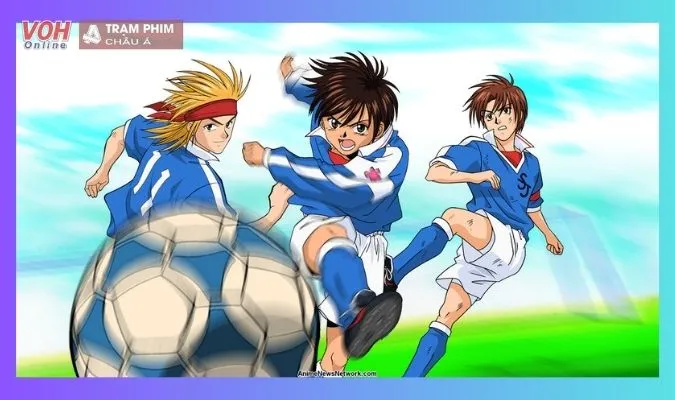 Tiếng Còi Hú là bộ anime bóng đá học đường hay hấp dẫn