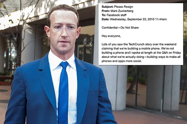 Tiết lộ email mật của Mark Zuckerberg gửi nhân viên: “Xin hãy từ chức” 1
