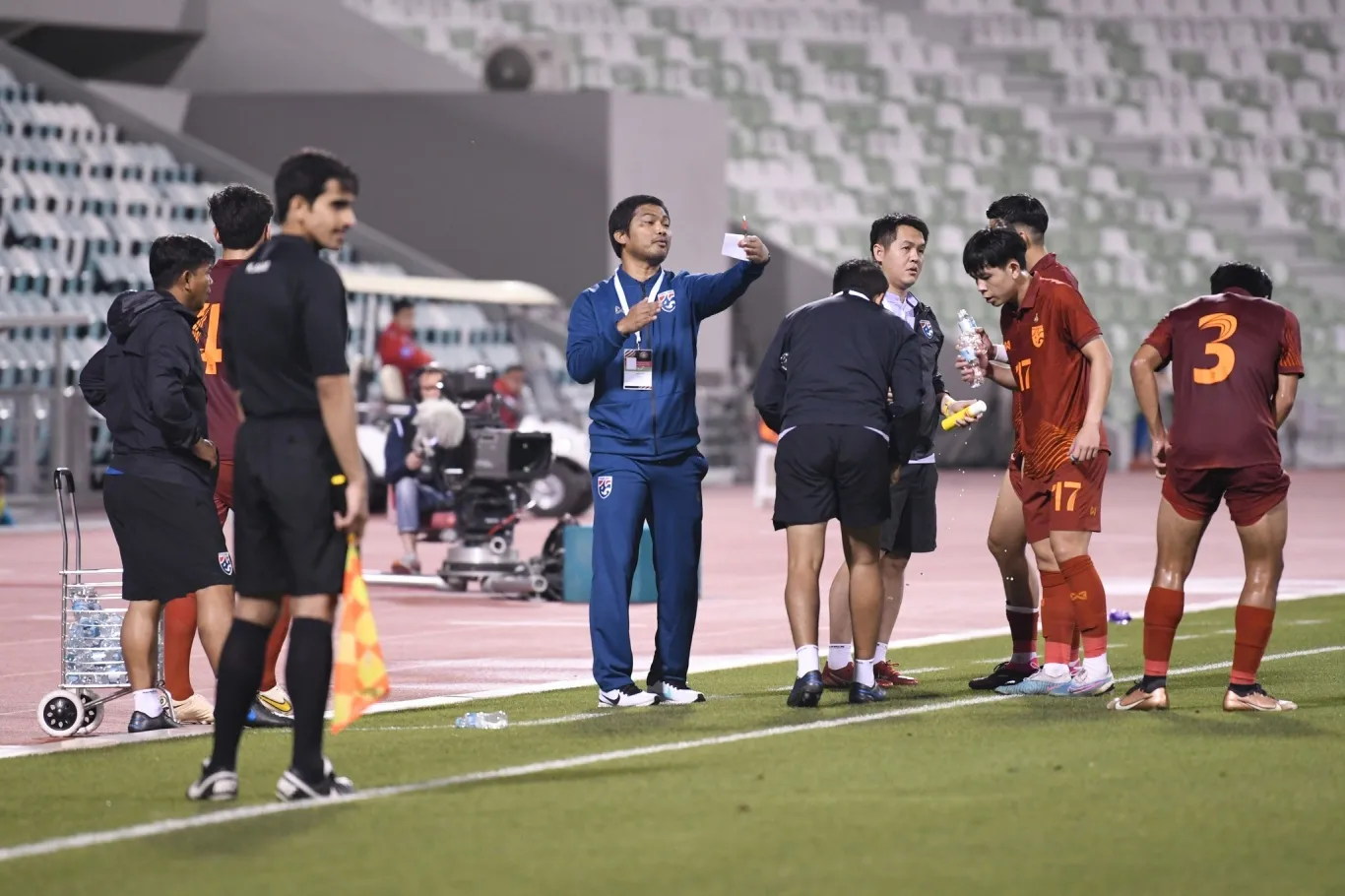 Doha Cup: Thái Lan tạo bất ngờ trước nhà vô địch U23 châu Á