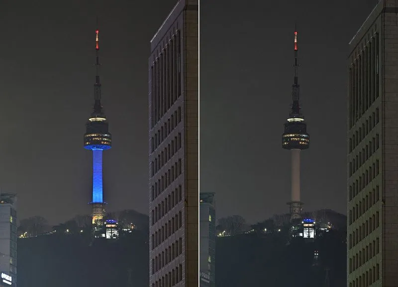 Tháp Namsan Seoul tại thủ đô Hàn Quốc. Ảnh: AFP