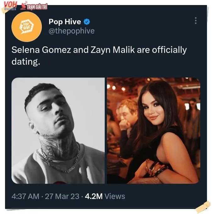 Selena Gomez và Zayn Malik chính thức hẹn hò 3