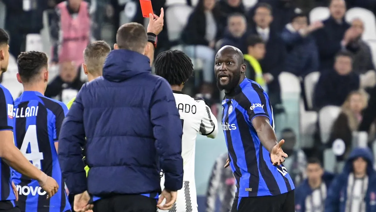 Juve rơi chiến thắng trước Inter trong trận cầu 3 thẻ đỏ