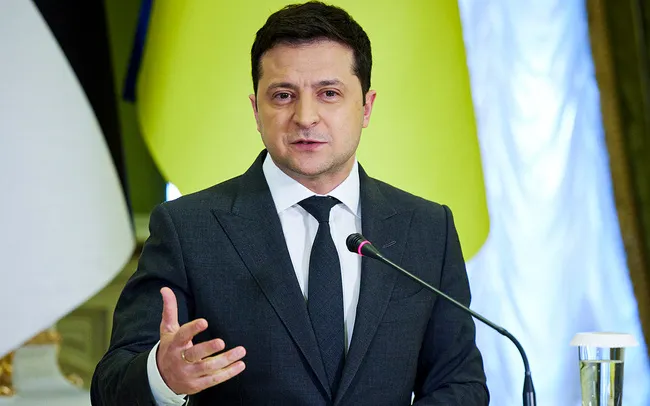 Tổng thống Ukraine Volodymyr Zelensky đến Ba Lan 1