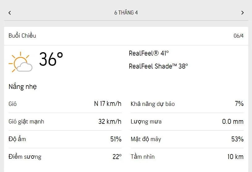 Dự báo thời tiết TPHCM hôm nay 6/4 và ngày mai 7/4/2023: cả ngày nhiều nắng, nhiệt độ cao nhất lên đ 2