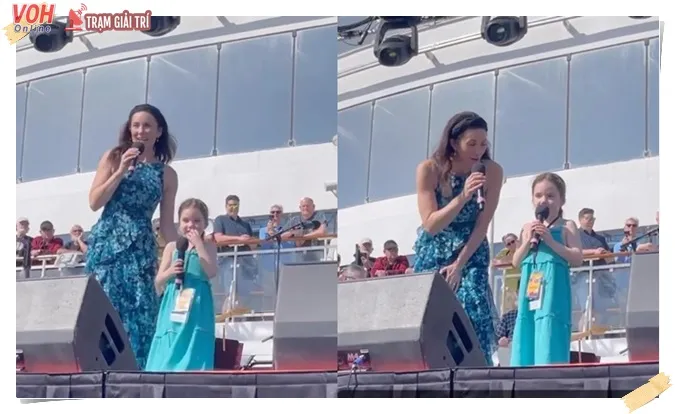 Nữ ca sĩ người Mỹ bị sảy thai trong lúc biểu diễn trước 2000 khán giả 2