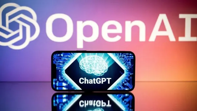 Biểu tượng ChatGPT và OpenAI - Ảnh: AFP 