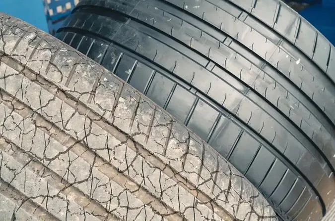 Lạ đời, xe nằm yên quá lâu không chỉ gây hại cho động cơ mà còn hư cả lốp 2