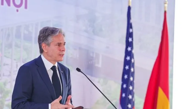 Ngoại trưởng Mỹ khởi công khu phức hợp Đại sứ quán mới tại Hà Nội 1