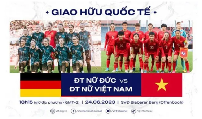 Tuyển nữ Việt Nam giao hữu cùng đội hai lần vô địch thế giới tại Đức