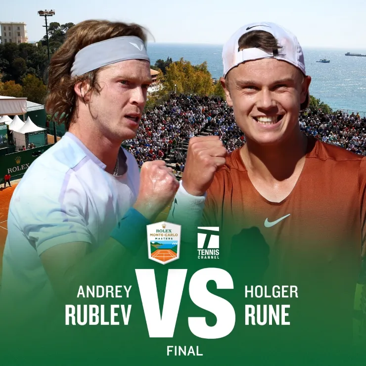 Monte Carlo: Andrey Rublev và Holger Rune tranh ngôi vô địch