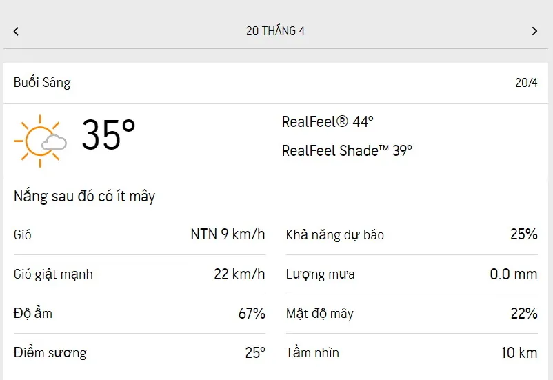 Dự báo thời tiết TPHCM hôm nay 19/4 và ngày mai 20/4/2023: nhiệt độ cao nhất 35 độ C 4