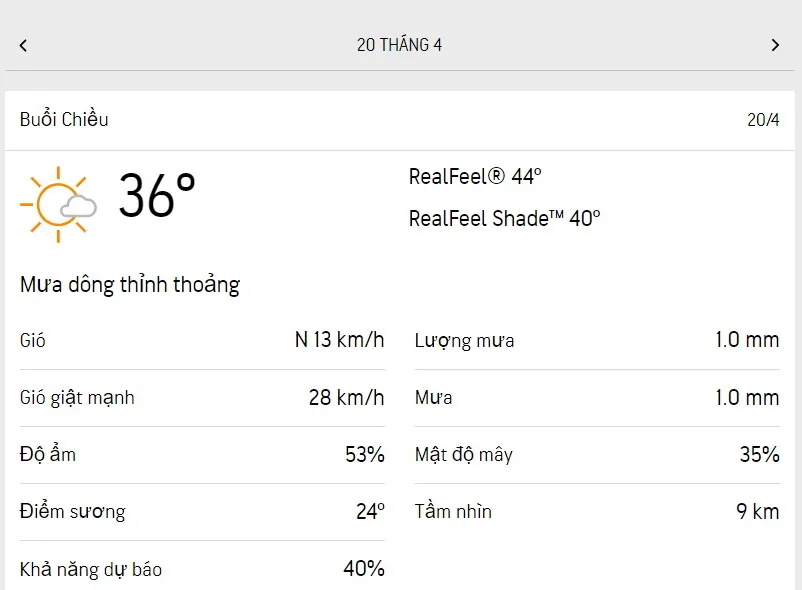 Dự báo thời tiết TPHCM hôm nay 19/4 và ngày mai 20/4/2023: nhiệt độ cao nhất 35 độ C 5