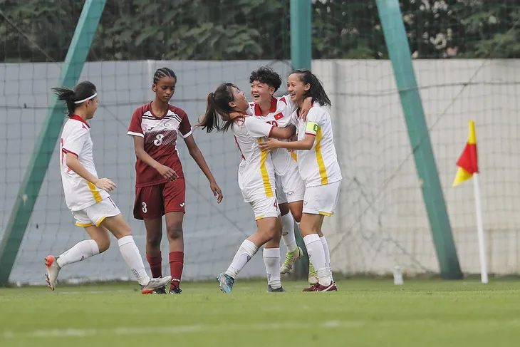 U17 nữ Việt Nam thắng đậm 5-0 trong ngày ra quân vòng loại châu Á