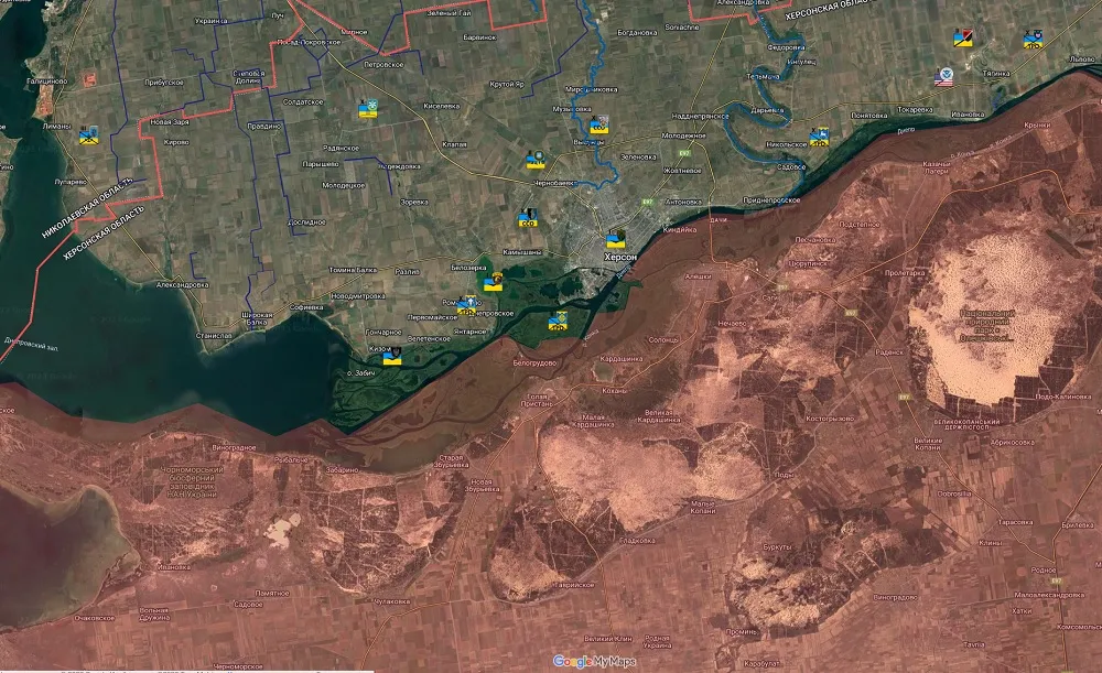 Nhiều đồn đoán về việc Ukraine đổ bộ bờ đông sông Dnipro