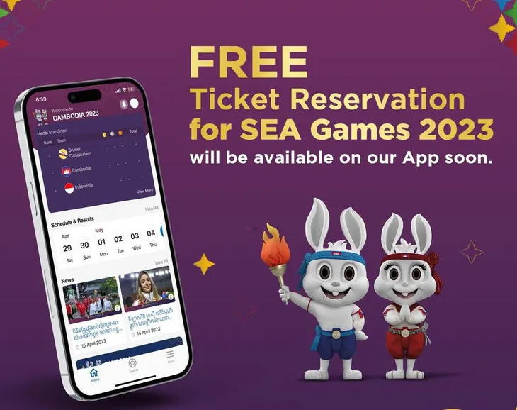 CĐV nhận vé “miễn phí” trên app chính thức của SEA Games 32