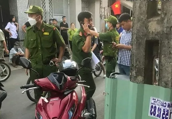 Công an điều tra vụ vợ chết, chồng bị thương tại chung cư 1