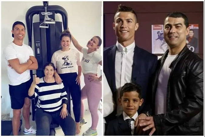 Gia đình của Ronaldo - Ảnh: Internet