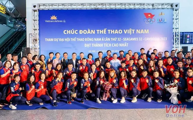 Đoàn Thể thao Việt Nam lên đường dự SEA Games 32 1