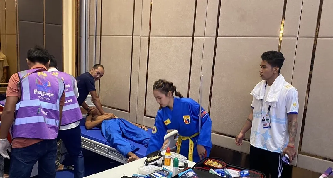 VĐV vovinam Nguyễn Thanh Liêm giành HCV khi đang sốt cao