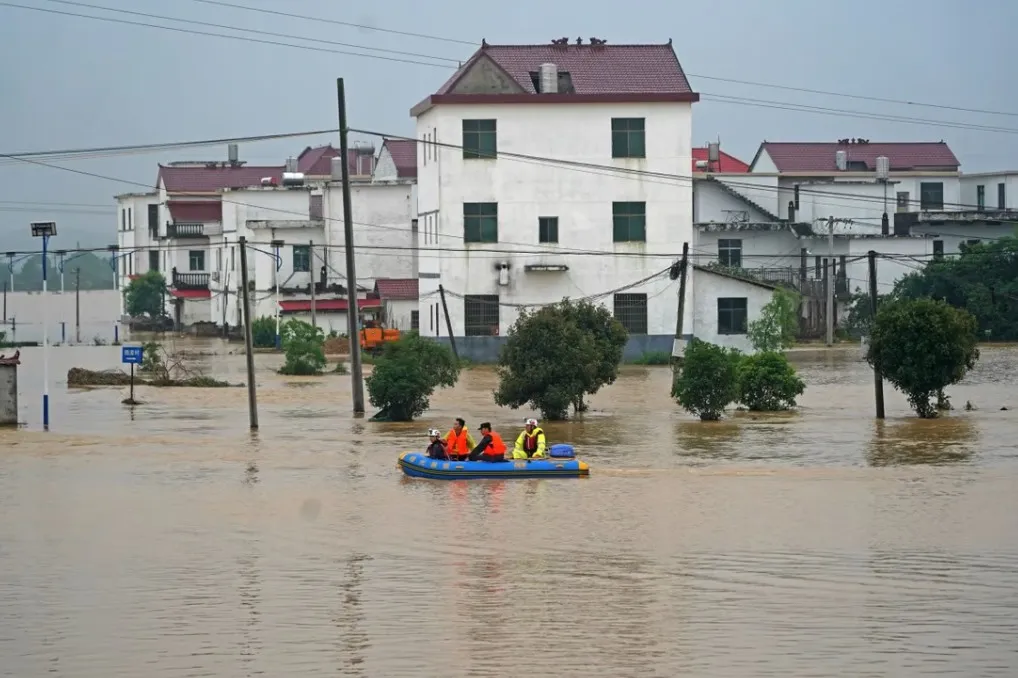 Cảnh báo mực nước sông vượt mức báo động tại nhiều tỉnh Trung Quốc