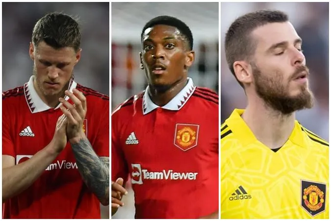 Wout Weghorst, Anthony Martial và David De Gea là 3 cái nhiều khả năng sẽ phải rời MU vào cuối mùa - Ảnh: Internet