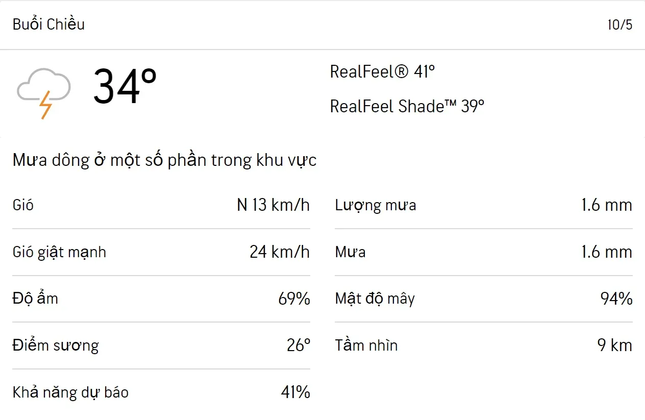 Dự báo thời tiết TPHCM hôm nay 9/5 và ngày mai 10/5/2023: Trưa và tối có mưa dông 5