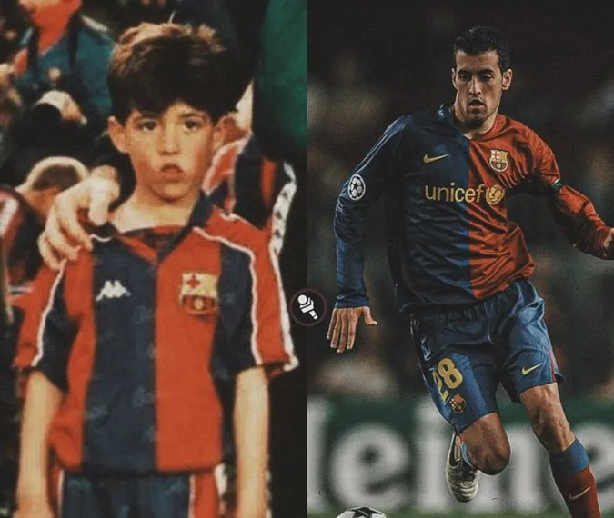Sergio Busquets đã chơi bóng cho Barca 18 năm. Ảnh: Internet