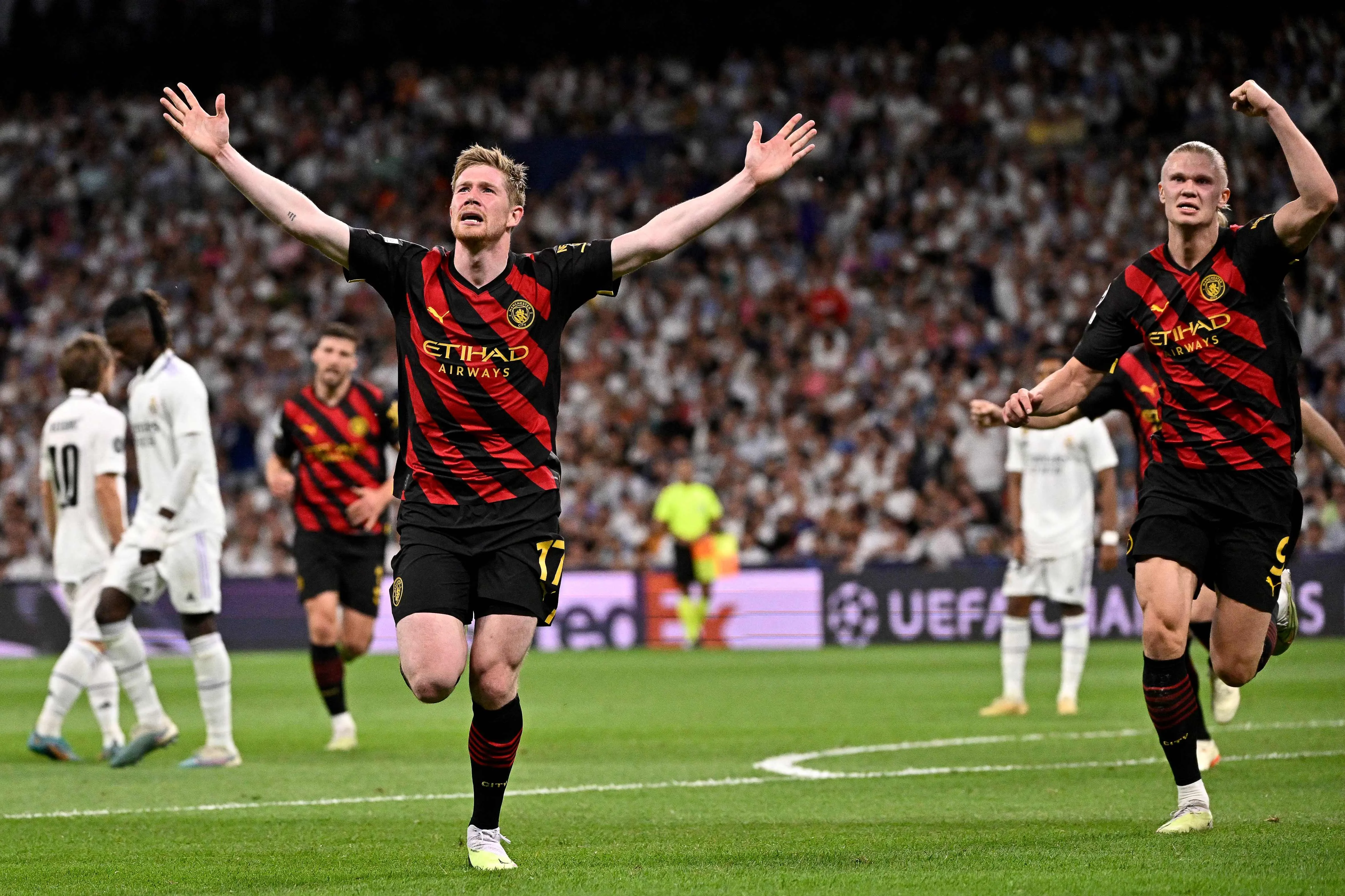 Real Madrid vs Man City bất phân thắng bại ở lượt đi bán kết Cúp C1