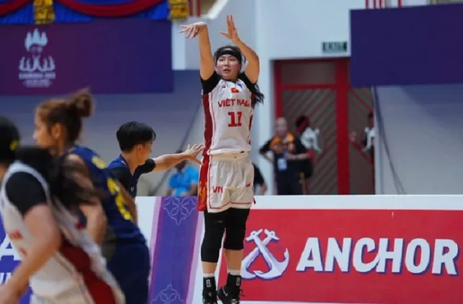 Đội tuyển bóng rổ 5x5 nữ Việt Nam thắng ấn tượng Thái Lan