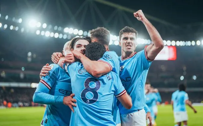 Man City của Pep đang đứng trước cơ hội làm nên lịch sử - Ảnh: Internet