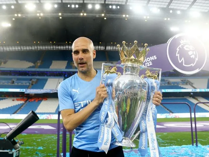 Dù đang giúp Man City bay cao Pep vẫn không có được danh hiệu HLV xuất sắc nhất tháng - Ảnh: Internet