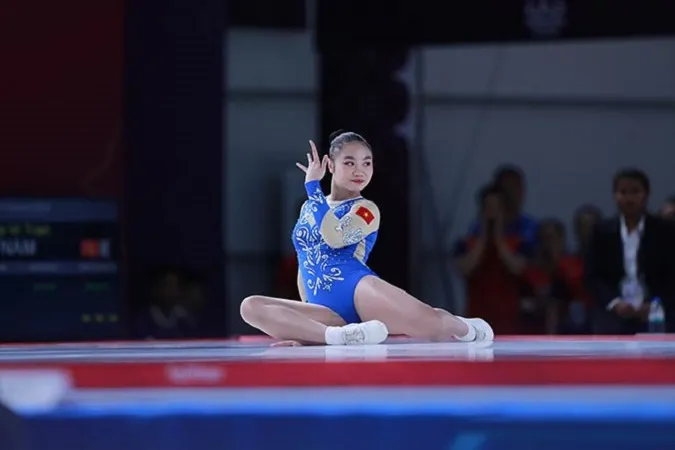 Aerobic Việt Nam lập “hat-trick” vàng, hoàn thành chỉ tiêu SEA Games 32