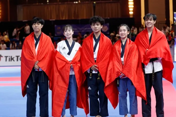 Taekwondo Việt Nam cán mốc chỉ tiêu SEA Games 32 sau 2 tấm HCV 2