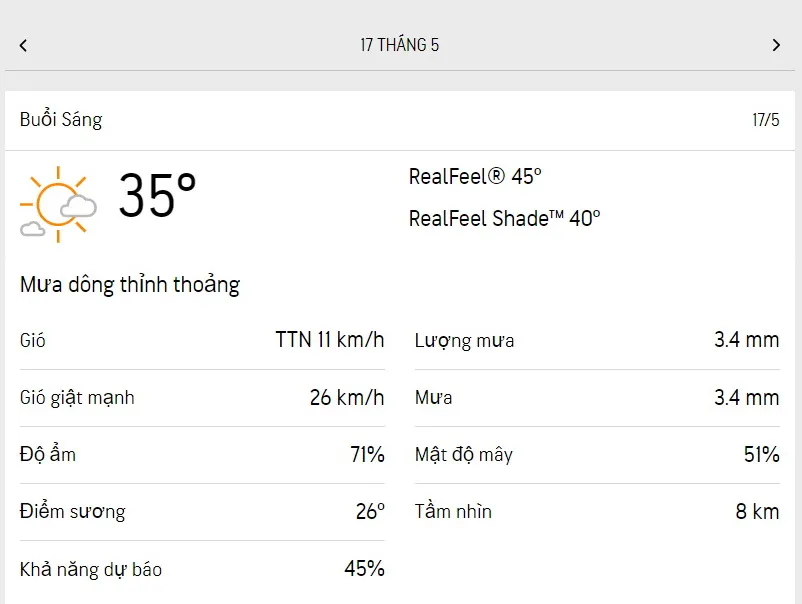 Dự báo thời tiết TPHCM hôm nay 16/5 và ngày mai 17/5/2023: nắng và mây từng đợt 4