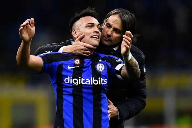 Lautaro Martinez ghi bàn thắng duy nhất giúp Inter Milan đánh bại AC Milan. Ảnh: Internet