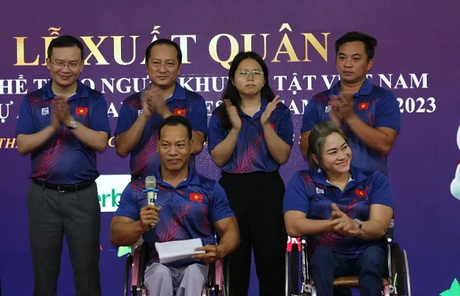 Đoàn thể thao người khuyết tật Việt Nam xuất quân tham dự ASEAN Para Games 12 1